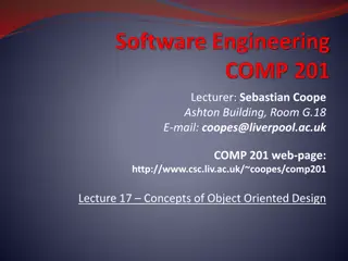 Object-Oriented Design Concepts