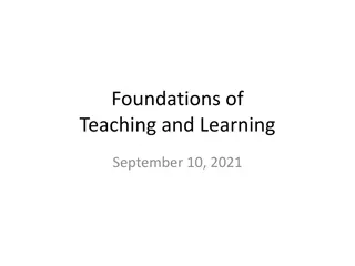Unlocking the Foundations of Teaching and Learning
