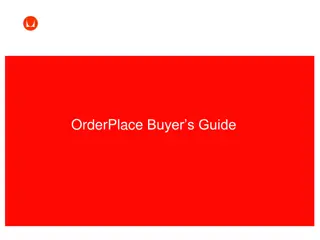 OrderPlace Buyers User Guide