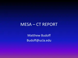 Changes in MESA CT Reports