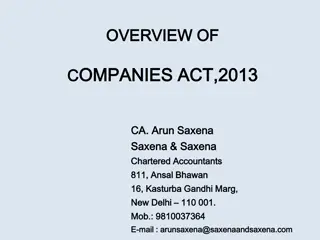 Financial Compliance Requirements under Companies Act