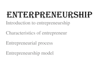 Entrepreneurship: Characteristics, Process, and Benefits