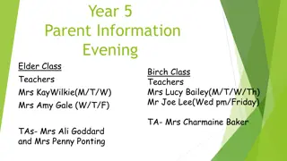 School Information and Activities