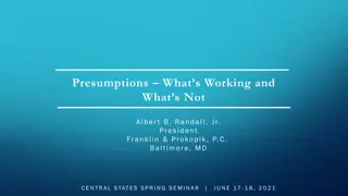 Presumptions in Employee Injury Claims