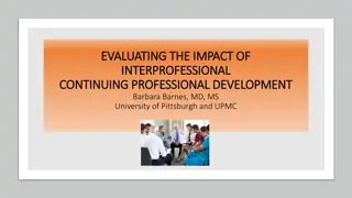 Impact of Interprofessional Continuing Professional Development