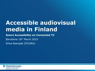 Media Accessibility in Finland: Subtitling Services Overview