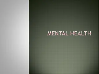 Understanding Mental Health and Well-being