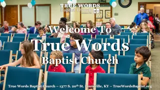 True Words Baptist Church Schedule