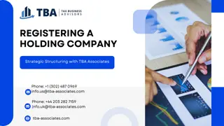 Registering a Holding Company