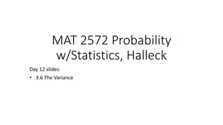 Understanding Variance and Standard Deviation in Probability