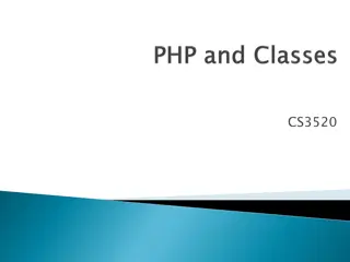 Object-Oriented Programming Concepts in PHP