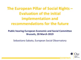 European Pillar of Social Rights Evaluation & Implementation