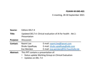 Clinical Evaluation of AI for Health Updates