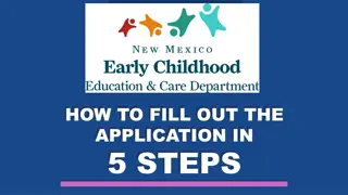 Steps to Complete Application for Business Assistance Program