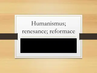 Cultural Movements in Czech Lands: Humanism, Renaissance, and Reformation