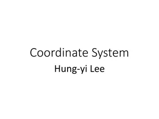Representation in Coordinate Systems
