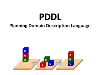 PDDL Planning Domain Description Language