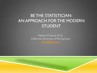 Become the Statistician: Modern Approach for Students