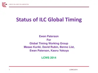 Global Timing Challenges at ILC