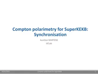 Compton Polarimetry for SuperKEKB Synchronisation