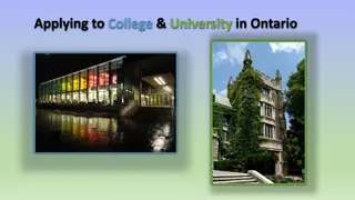Applying to College and University in Ontario Guide