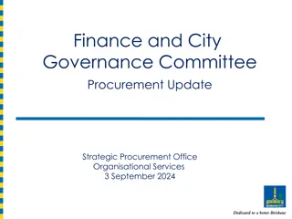 Strategic Procurement Office Update 2024