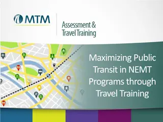 Enhancing NEMT Programs with Public Transit Travel Training