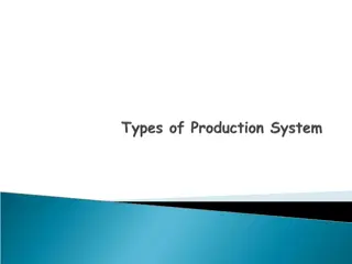 Types of Production Systems and Their Flows