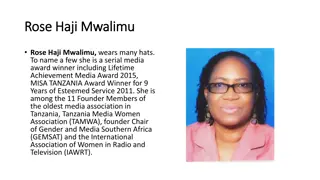 Inspiring Women in Media and Gender Activism