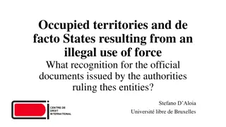 Recognition of Official Documents in Occupied Territories