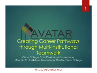 Career Pathways Through Multi-Institutional Teamwork