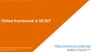 Language Learning Framework and Teaching Strategies