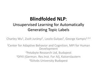 Unsupervised Learning for Topic Label Generation