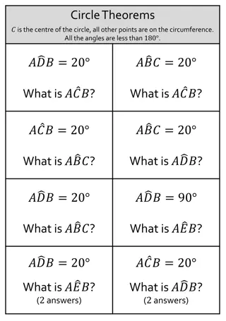 Circle Theorems, Ratios, Percentages, Sequences