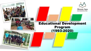 Educational Development Program Statistics 1993-2020