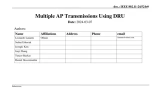 IEEE 802.11 Distributed Spatial Reuse Enhancements