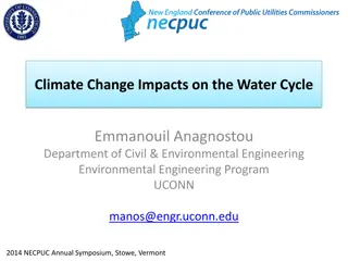 Impacts of Climate Change on Water Cycle