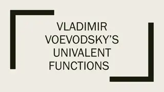 Understanding Univalent Functions and Type Theory