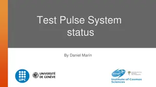 Daniel Mar.n Test Pulse System Status