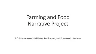 Farming Narrative Project Insights