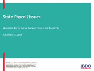 State Payroll Issues Impacting Telecommuters