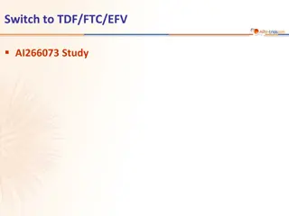 Switch to TDF/FTC/EFV Study Results
