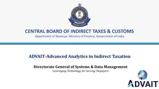Advanced Analytics in Indirect Taxation by Central Board of Indirect Taxes & Customs