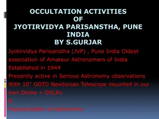 Jyotirvidya Parisanstha - Activities and Observations in Pune