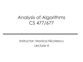 Solving Recurrences with Substitution Method