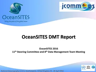 OceanSITES Data Management Team Meeting 2016 Highlights