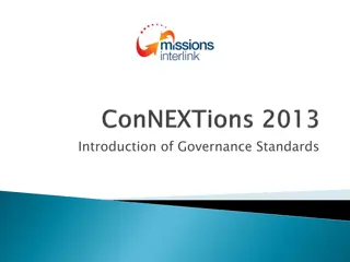 Establishing Governance Standards for Registered Entities