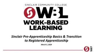 Sinclair Pre-Apprenticeship Basics & Transition Guide