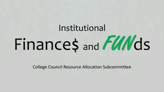 Funding Allocation and Budget Analysis