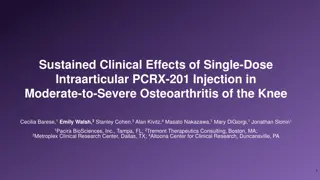 Sustained Clinical Effects of Single-Dose PCRX-201 Injection for Knee Osteoarthritis